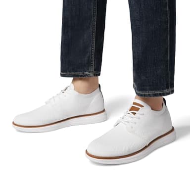 Bruno Marc Men's CoolFlex Breeze Mesh Sneakers Oxfords Lace-Up Lightweight Casual Walking Shoes,Size 12,01 White,Grand - Image 7