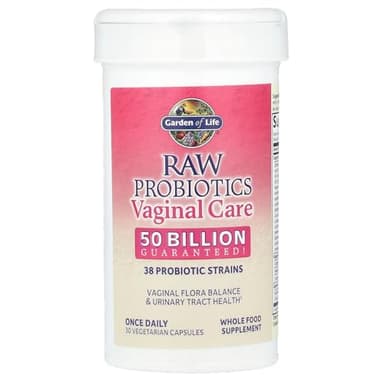 Garden of Life Raw Probiotics for Women's Vaginal Care with Acidophilus, Shelf Stable Probiotic Promotes Yeast Balance, Vaginal, Urinary Tract Health, 30 Vegetarian Capsules - Image 3