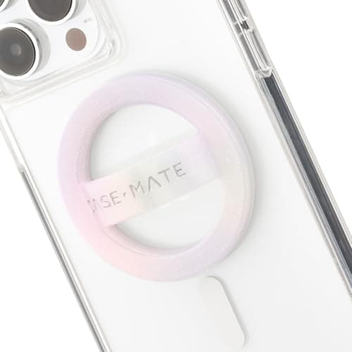 Case-Mate Magnetic Phone Grip MagSafe Loop Grip - Detachable Holder for Hand - Thin Collapsible Soft MagSafe Grips for Back of Phone for iPhone 16 Pro Max /15 Pro Max/14/13/12/S25 Ultra - Soap Bubble - Image 1