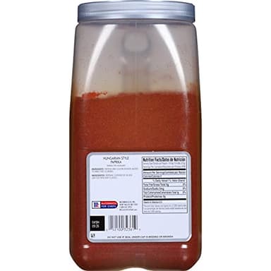 McCormick Culinary Hungarian Style Paprika, 5.25 lb - One 5.25 Pound Container of Sweet Hungarian Paprika Powder for Culinary Professionals, Great for Rubs and Garnish - Image 4