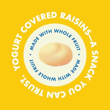 Sun-Maid Vanilla Yogurt Coated Raisins - (6 Pack) 1 oz Snack-Size Box - Yogurt Covered Dried Fruit for Lunches and Back To School Snacks - Image 6