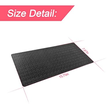 Car Dashboard Anti-Slip Sticky Pad, 15.7"x 7.8" Non-Slip Heat Resistant Rubber Mat, Auto Accessories for Home Office, Strong Adhesive Anti Slide Pad for Phones, Sunglasses, Keys (Black/Car) - Image 2