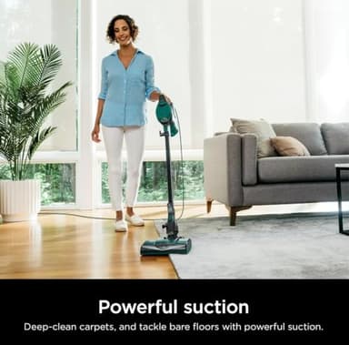 Shark Corded Stick Vacuum, Ultra-Lightweight, Swivel Steering, Powerful Deep-Cleaning, Floor-to-Ceiling Versatility, Converts to a Handheld Vacuum, Carpets & Hardfloor, Green, CS110EM - Image 2
