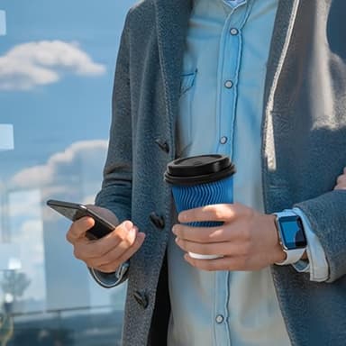 Lamosi 12 OZ Disposable Coffee Cups with Lids 50 Pack, Hot Paper Insulated Corrugated Ripple Wall Cup for To Go Drinks and Beverages - Image 6