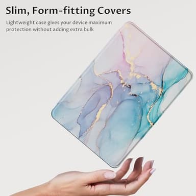 VORI Case for Kindle Paperwhite (11th Generation-2021) and Kindle Paperwhite Signature Edition, Soft TPU Lightweight Protective Smart Shell Cover with Auto Sleep/Wake, Dreamy Marble - Image 6