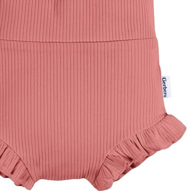 Gerber Baby-Girls 3 Count (1 Pack) Bubble Shorts Pink - Image 5