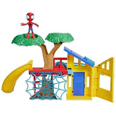 Spidey and his Amazing Friends Spidey Playground Playset, Includes 4-Inch Action Figure, Marvel Super Hero Toys for Kids 3 and Up - Image 13