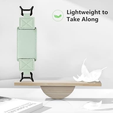 CoBak Secure Hand Strap for Kindle and Tablets - Versatile and Lightweight Finger Grip Holder for 6-7.5" Kindle/Kobo/Voyaga/Lenovo/Sony E-Book Tablet - High Elasticity, Sagegreen-1 - Image 5