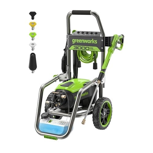 Greenworks Pro Brushless 3000 PSI (CSA Certified) 2.0 GPM Max / 1.1 GPM Electric Pressure Washer (Foldable Handles, Rugged Steel Frame, 25 FT Hose, 35 FT GFCI Power Cord) - Image 1