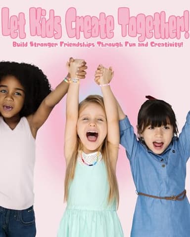 BestNow Clay Beads Bracelet Making Kit Toys for Girls Kids Charms Kit 18 Colors Friendship Bracelet Kit Letter Beads DIY Crafts Teen Girl Gifts Toys for Ages 6 7 8 9 10 11 12 - Image 4