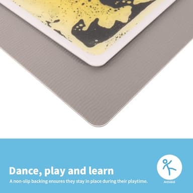 Art3d Liquid Fusion Activity Play Mat for Kids, Pack of 9 Tiles 12" X 12", Multi-Color, Round Corner - Image 3