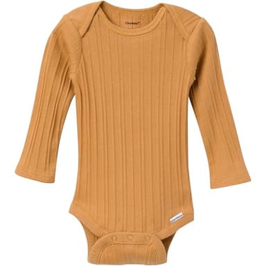 Gerber Unisex Baby Multi-Pack Onesies Bodysuits (Short and Long Sleeve), Red, 3-6 Months - Image 3