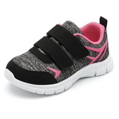 Bless Children Toddler Sneakers – Wide Toe Box Barefoot Shoes for Boys & Girls, Breathable Mesh, Lightweight Non-Slip Walking & Running Shoes,Black1201.Size 8 - Image 1