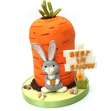 Katy Sue Easter Bunny Silicone Mold for Easter Cake Decorating & Craft. An Easter Bunny Animal Mold. Use with Fondant, Sugar Paste, Chocolate, & Air Drying Clay from Katy Sue Designs Fondant Molds - Image 7