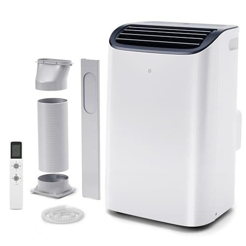 EUHOMY Portable Air Conditioners 12,000 Btu, 3 in 1 Portable Cooling AC with Dehumidifier, Fan Modes, Stand-up AC Unit with 46dB Low Noise & 24H Timer, Sleep Mode for Bedroom, Rooms up to 550 Sq.Ft - Image 1