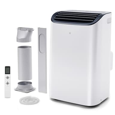 EUHOMY Portable Air Conditioners 12,000 Btu, 3 in 1 Portable Cooling AC with Dehumidifier, Fan Modes, Stand-up AC Unit with 46dB Low Noise & 24H Timer, Sleep Mode for Bedroom, Rooms up to 550 Sq.Ft - Image 1