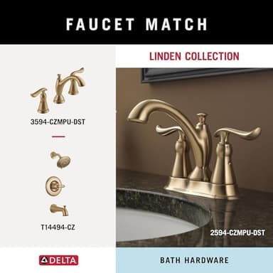 Delta Faucet 79446-CZ Linden Towel Ring, Champagne Bronze - Image 5