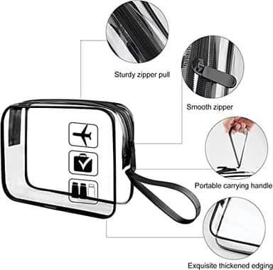 LEDAOU Beach Bag for Women Waterproof Sandproof Tote Bag Pool Bag with Zipper for Gym Shopping Travel with Wet Pocket - Image 8