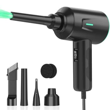 Meudeen Air Duster - Electric Air Blower - 5.74oz High Power Cleaning for Computer - PC - 2 Gear Compressed Air - Image 1