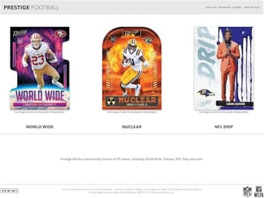 2024 Prestige Football Trading Cards Blaster Box (6 Packs) - Image 8