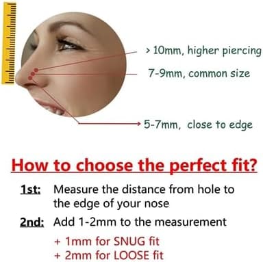 LUCKYJEWUS Small Thin Gold Nose Ring Hoop for Women, 14k Gold Filled or 925 Sterling Silver - 20G/22G/24G Adjustable Nose Piercing Jewelry (5mm–6mm, 6–7mm, 7–8mm - Image 8