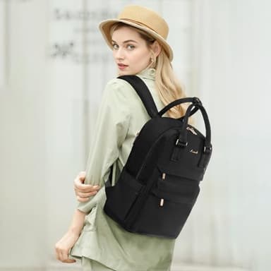 LOVEVOOK Backpack purse for Women, 14 Inch Laptop backpack Cute Waterproof Backpacks Stylish Travel Bags Vintage Daypacks Bookbag for College School Work - Image 6