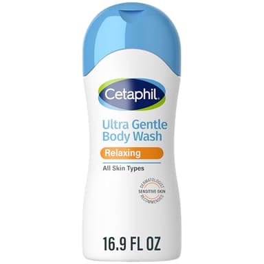 Cetaphil Ultra Gentle Refreshing Body Wash, For Dry to Normal, Sensitive Skin, 16.9oz, with Aloe Vera, Calendula, Vitamin B5, Hypoallergenic, Fragrance Free, Dermatologist Tested - Image 1