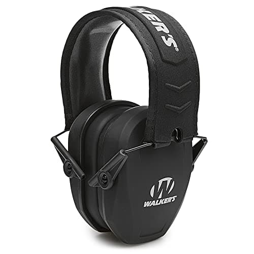 Walker's Razor Slim Passive Earmuff - Ultra Low-Profile Earcups - Black - Image 1