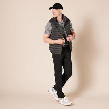 Amazon Essentials Men's Slim-Fit Stretch Golf Pant, Black, 33W x 34L - Image 5