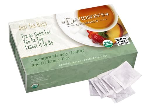 Davidson's Organics, Tulsi Rose Petals, 100-count Unwrapped Tea Bags - Image 1