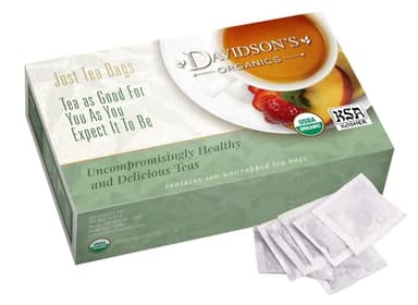 Davidson's Organics, Tulsi Rose Petals, 100-count Unwrapped Tea Bags - Image 1