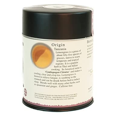 The Tao of Tea, Lemongrass, Organic Herbal Tea, 3-Ounce Tin - Image 2