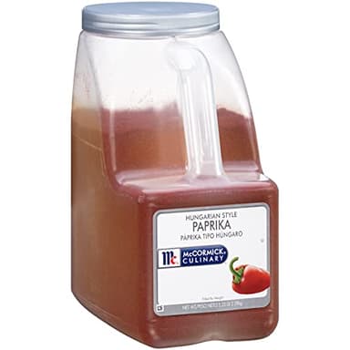 McCormick Culinary Hungarian Style Paprika, 5.25 lb - One 5.25 Pound Container of Sweet Hungarian Paprika Powder for Culinary Professionals, Great for Rubs and Garnish - Image 1