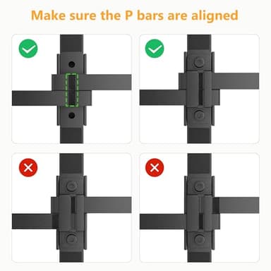 Superay 20 Inch King Size Metal Platform Bed Frame with Round Corners, Storage Space Under High Bed Frame-Heavy Duty Steel Slats Support, Noise Free - Easy Assembly - No Box Spring Needed - Image 7