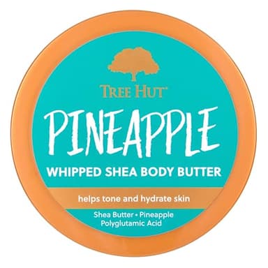 Tree Hut Pineapple Whipped Shea Body Butter | Long-lasting Hydration Leaves Skin Feeling Soft & Moisturized | Lightweight | Nourishing Essential Body Care | 8.4 fl oz. - Image 2