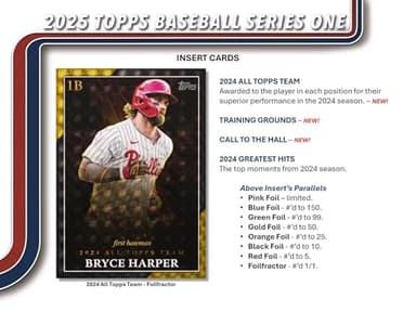 2025 Topps Series 1 Baseball Trading Card MLB Hanger Box - Image 8