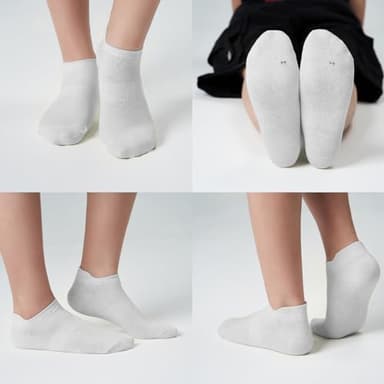 ATBITER Ankle Socks Womens and Men Thin Athletic Running Low Cut No Show Socks With Heel Tab 6/10-Pairs - Image 6
