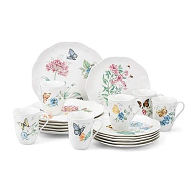 Lenox Butterfly Meadow 8-Piece Tea Set, Service for 2, White - Image 6