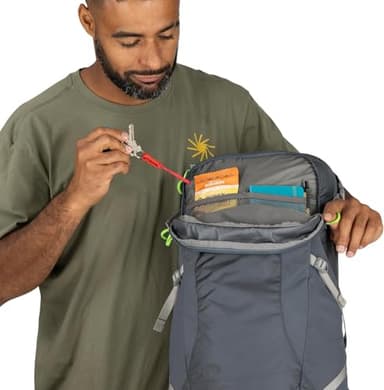 Osprey Sportlite 25L Unisex Hiking Backpack, Dark Charcoal Grey, S/M - Image 8