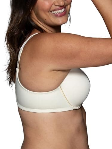 Vanity Fair womens Full Figure Beauty Back Smoothing (36c-42h) Bra, Underwire - Ivory, 36D US - Image 2