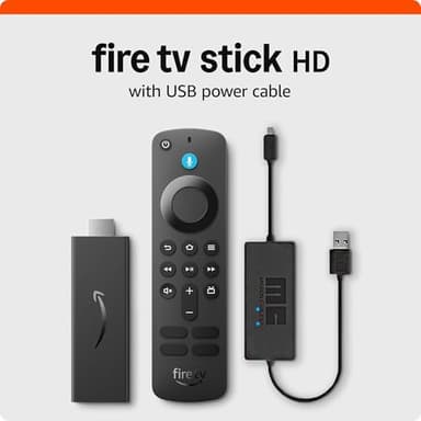 Amazon Fire TV Stick HD bundle with Made for Amazon, USB Power Cable - Image 7