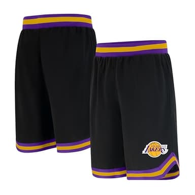 Ultra Game Mens Active Knit Training NBA Woven Team Logo Poly Mesh Basketball Shorts, Black, X-Large US - Image 6
