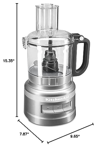 KitchenAid KFP0718CU 7-Cup Food Processor Chop, Puree, Shred and Slice - Contour Silver - Image 8