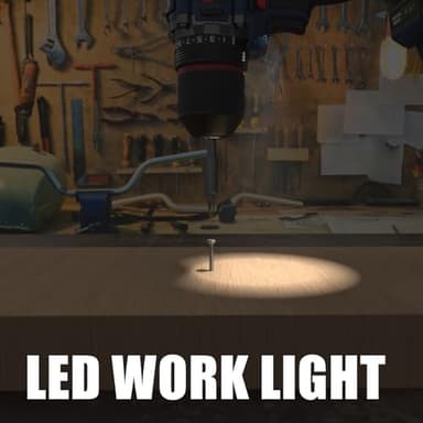 INSPIRITECH 20V Cordless Drill Set, Brushless Power Drill Set with 3.0Ah Battery and Charger,3/8-Inch Metal Chuck Electric Drill Driver,22 Torque Setting,Drill/Driver Bits and Tool Bag Included… - Image 7