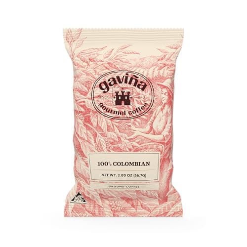 Gavina Gourmet Coffee 100% Colombian Supremo Portion Packs, Medium Roast, 100% Arabica Coffee, 42 Count x 2 ounce portion packs - Image 1