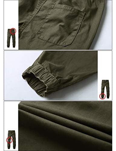 Match Men's Chino Jogger Pant #6535(38,6535 R-green) 36 US - Image 5