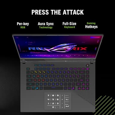 ASUS ROG Strix G16 (2025) Gaming Laptop, 16” ROG Nebula 16:10 2.5K 240Hz/3ms, NVIDIA® GeForce RTX™ 5070 Ti, AMD Ryzen™ 9 9955HX Processor, 32GB DDR5-5600, 1TB PCIe Gen 4 SSD, Wi-Fi 6E, Win 11 Home - Image 4