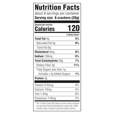 Triscuit Rosemary & Olive Oil Whole Grain Wheat Crackers, Lunch Snacks, Bulk Snack Crackers, 6 - 8.5 oz Boxes - Image 2