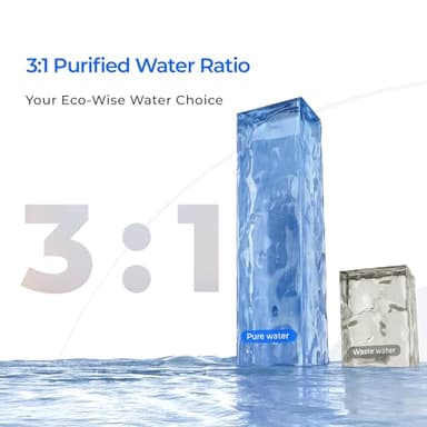 Waterdrop X12-Alkaline Mineral pH+ Reverse Osmosis System, NSF/ANSI 42&58&372 Certified, 1200 GPD RO Water Filter, 11-Stage Filtration Tankless RO System, 3:1 Pure to Drain, UnderSink, BPA Free - Image 5