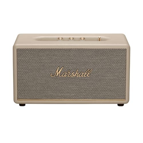 Marshall Stanmore III Bluetooth Home Speaker - Loud Stereo Sound with Bass and Treble Controls | Plug-in Powered | Record Player Compatible | RCA and 3.5 mm Aux Inputs - Cream - Image 1